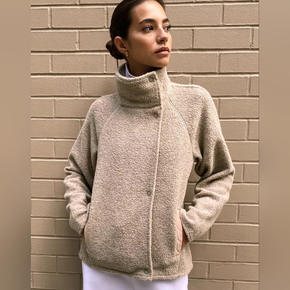 The Group by Babaton | Aritzia | Meadow Jacket | Neutral Tan | Wool | Size XS
